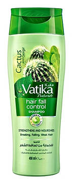 Шампунь Dabur Vatika з кактусом "Контроль випадання волосся" 200 мл hair fall control