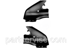 Крило передні ліве з отвором під паворот FORD TRANSIT 06-13