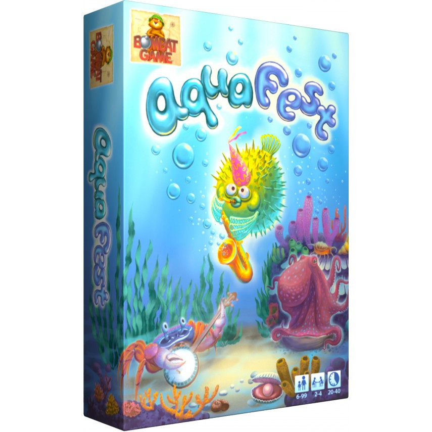 Гра настільна Bombat Game AQUA FEST (2-4 гравця, 6+ років) | Настільний ігровий набір