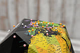 My Pin Map Globe Black Об'ємний 3D Пін Глобус Чорний оригінальний подарунок, фото 4