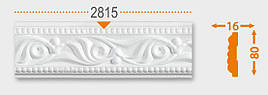 Молдинг стіновий арт.2815 від виробника 16х80х2000мм.