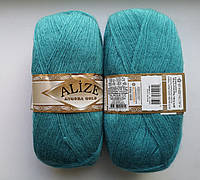 Пряжа для вязания Alize Ангора Голд (Ализе) цвет 164 лазурный, 1 моток 100г