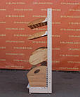 Торгові хлібні стелажі «Колумб» 200х102 см, кошики з натурального дерева, Б/у, фото 4