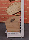 Торгові хлібні стелажі «Колумб» 200х102 см, кошики з натурального дерева, Б/у, фото 7