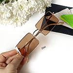 Сонцезахисні прямокутні окуляри (унісекс), фото 4