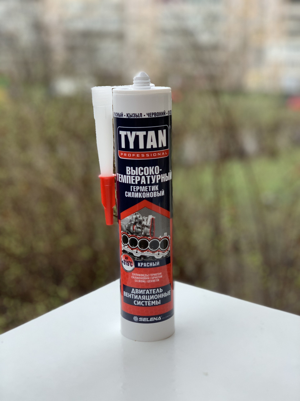 Герметик силіконовий високотемпературний Tytan (червоний)