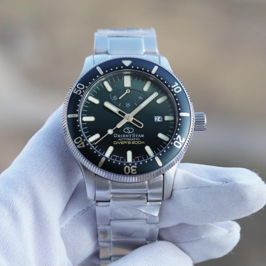 Orient Star Green Dial RE-AU0307E00B Diver 200M Automatic