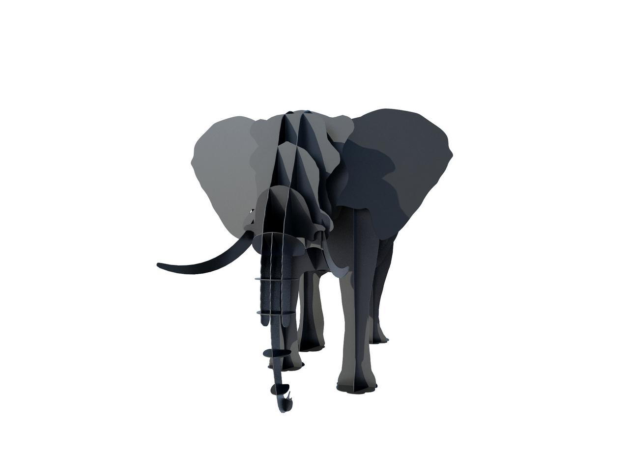 Мангал розбірний Слон 3D, мангал для будинку й саду декоративний