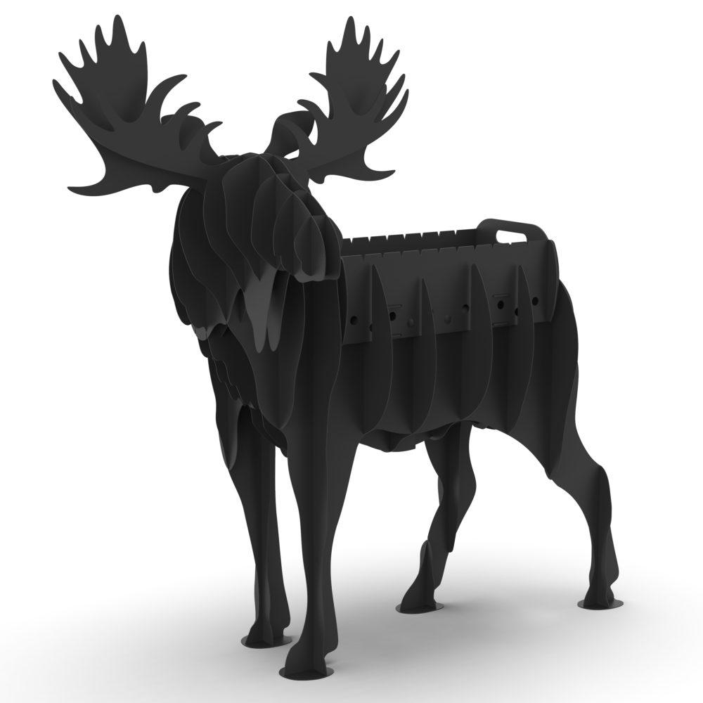 Мангал садовий розбірний Лось 3D, мангали фігури тварин