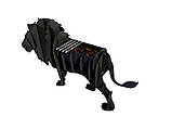 Мангал подарунковий Лев 3D, мангали звірі для будинку, фото 2