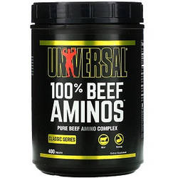 Амінокислоти Universal Nutrition 100% Beef Aminos (400 таблеток.)