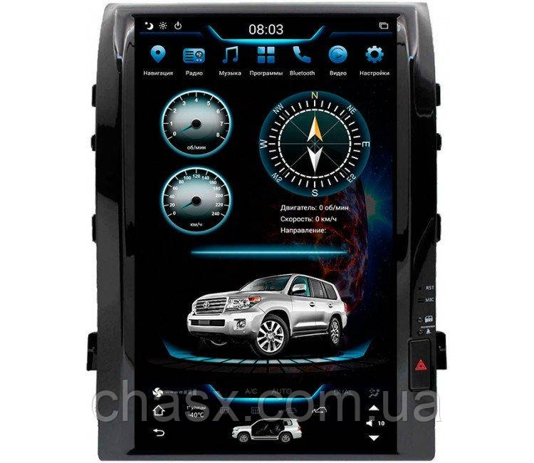 Штатна магнітола TORSSEN Toyota LC200 2008-2016 16'' Tesla style