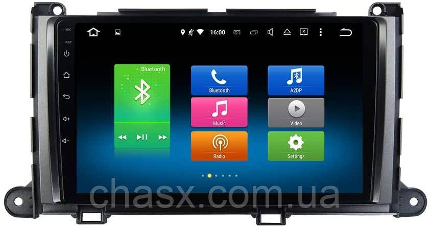 Штатна магнітола Torssen Toyota Sienna 09-14 F9332 4G Carplay