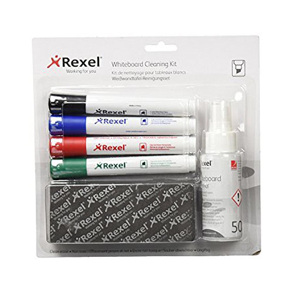 Стартовий пакет для дощок Rexel Whiteboard clean