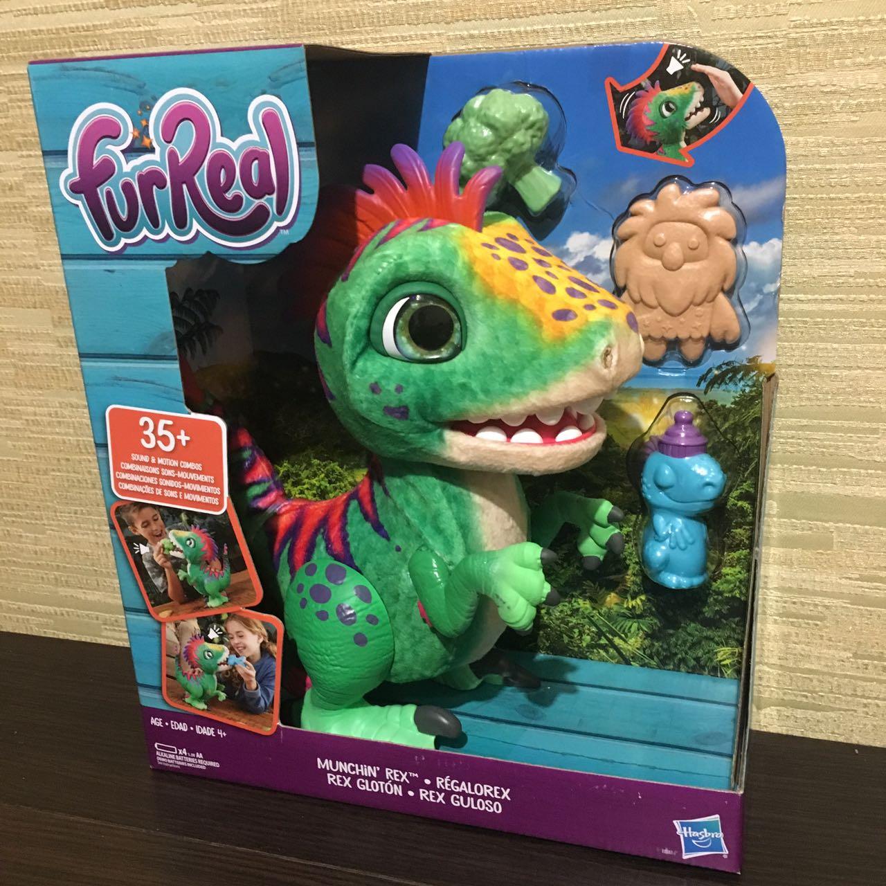 Інтерактивна іграшка Hasbro FurReal Friends Малюк Діно Рекс Munchin Rex динозавр E0387