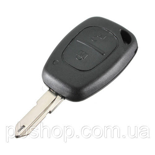 Ключ заготівка, корпус під чіп, 2кн, Renault Opel, NE73