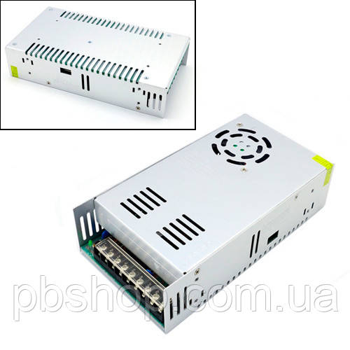 Блок живлення перфорований 24В 20А 480Вт, 3-кан для LED-стрічок CCTV