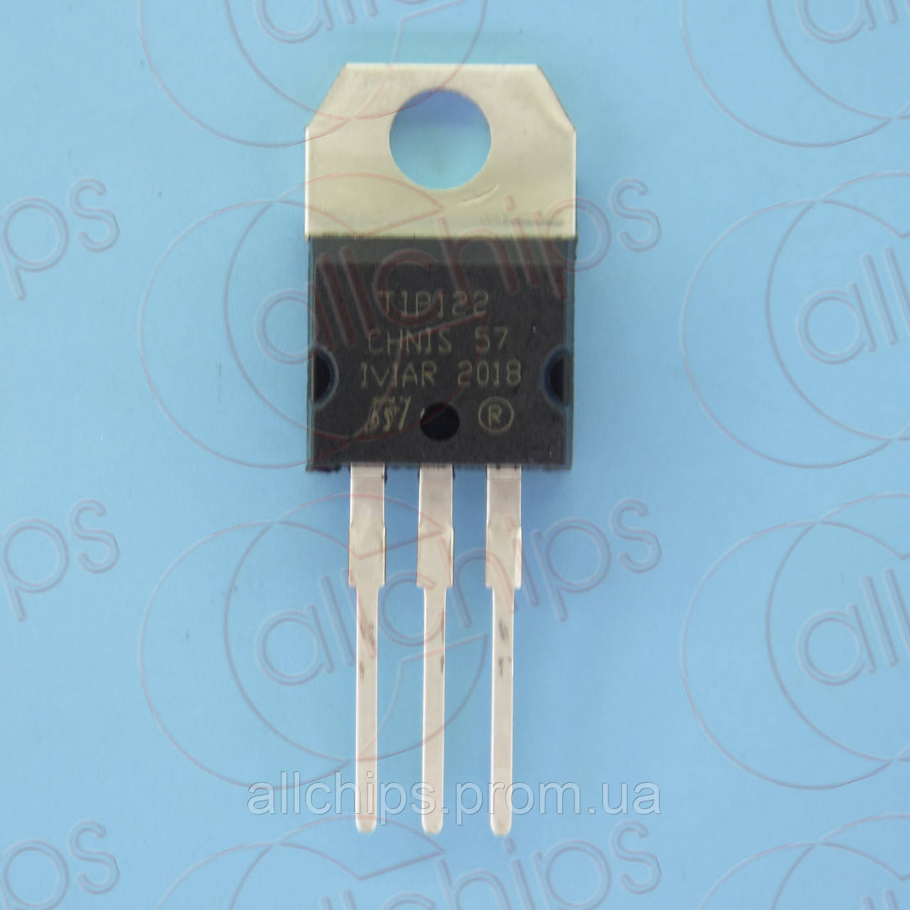 Транзистор Дарлингтона NPN 100В 5А ST TIP122 TO220 - фото 2 - id-p72367466