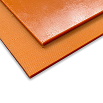 Поліуретан листовий для набойок Суми рудий гладкий/сітка 260*180*6 мм