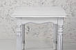 Стіл обідній дерев'яний в класичному стилі Венеція 140 Мікс меблі, колір білий + патина срібло, фото 3