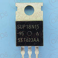 MOSFET N-Канал 150В 18А 95мОм Vishay SUP18N15-95 TO220AB