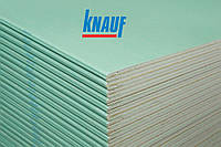 Гіпсокартон KNAUF Н2/1200/3000/12,5мм вологостійкий 3,0 52