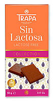 Шоколад молочний без лактози Sin lactosa Trapa 90г Іспанія