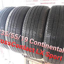 Комплект шин 235/55/19 Continental ContiCrossContact LX Sport,без пробігу по Україні.