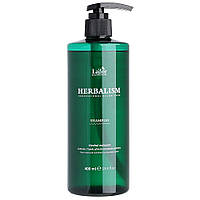 Успокаивающий шампунь с травяными экстрактами Lador Herbalism Shampoo 400 мл