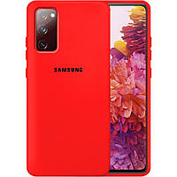 Чехол Силикон Original Case для Samsung Galaxy S20 FE (Красный)