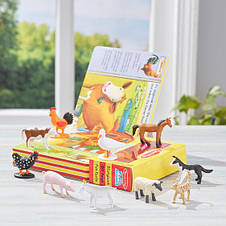 М'яка книжка з ігровими фігурками хатніх тварин ТМ Melissa&Doug, фото 4