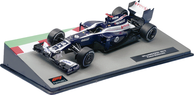 Formula 1 Auto Collection №55 - Williams FW34 - Пастор Мальдонадо 2012 | Коллекционная модель 1:43 | Centauria