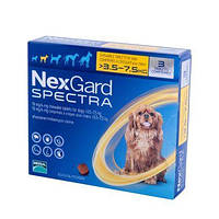 Таблетка NexGard Spectra бліх та кліщів для собак, 3.5 - 7,5 кг