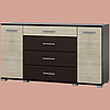 Комод у спальну Бриз К-6 ЛЮКС (1300х380х725) (Еверест), фото 3