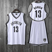 Белая баскетбольная форма Харден 13 Бруклин Нетс Harden Brooklyn Nets 2020-21