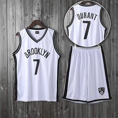 Баскетбольний біла форма Дюрант 7 Бруклін Нетс Durant №7 Brooklyn Nets
