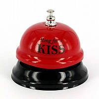 Дзвінок настільний KISS (червоний)