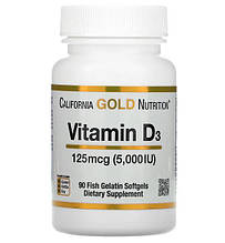 Витамин D3 California Gold Nutrition Vitamin D3