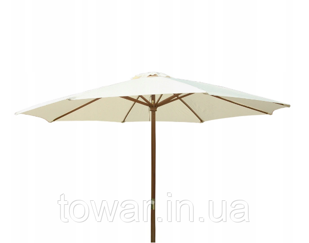 Зонт садовый деревянный - фото 1 - id-p1387747045