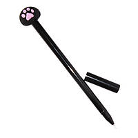 Ручка гелева Лапка (чорна) сувенір