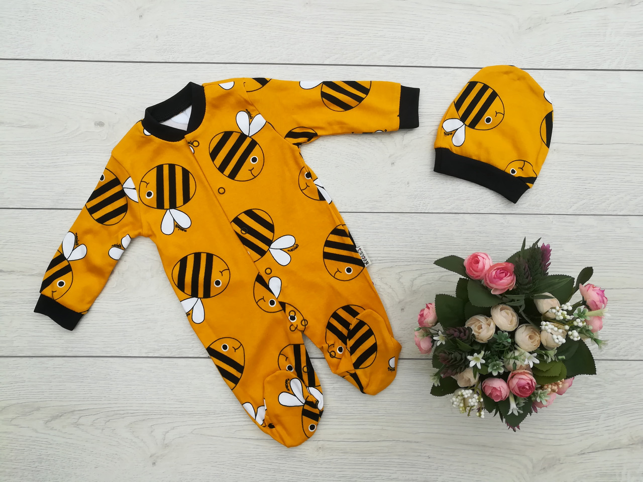 Дитячий ошатний чоловічок "Веселі бджілки" зріст 56 см, фото 1