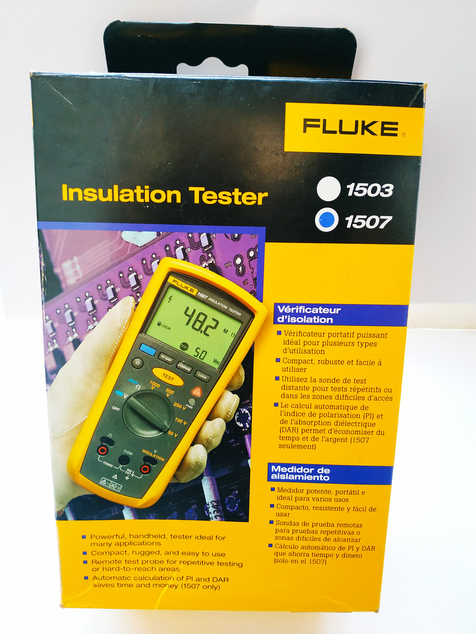 FLUKE 1507 НОВИЙ Вимірювач опору ізоляції мегамометр