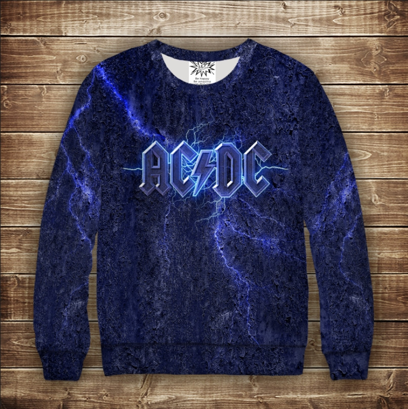 Світшот AC/ DC гурт ВСІ Розміри, фото 1