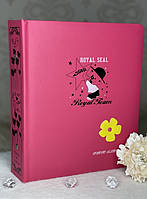 💛Фотоальбом "Open my world" на 200 фото 13х18 Малиновий