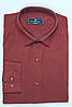 Сорочка чоловіча з довгим рукавом, бордова., фото 3