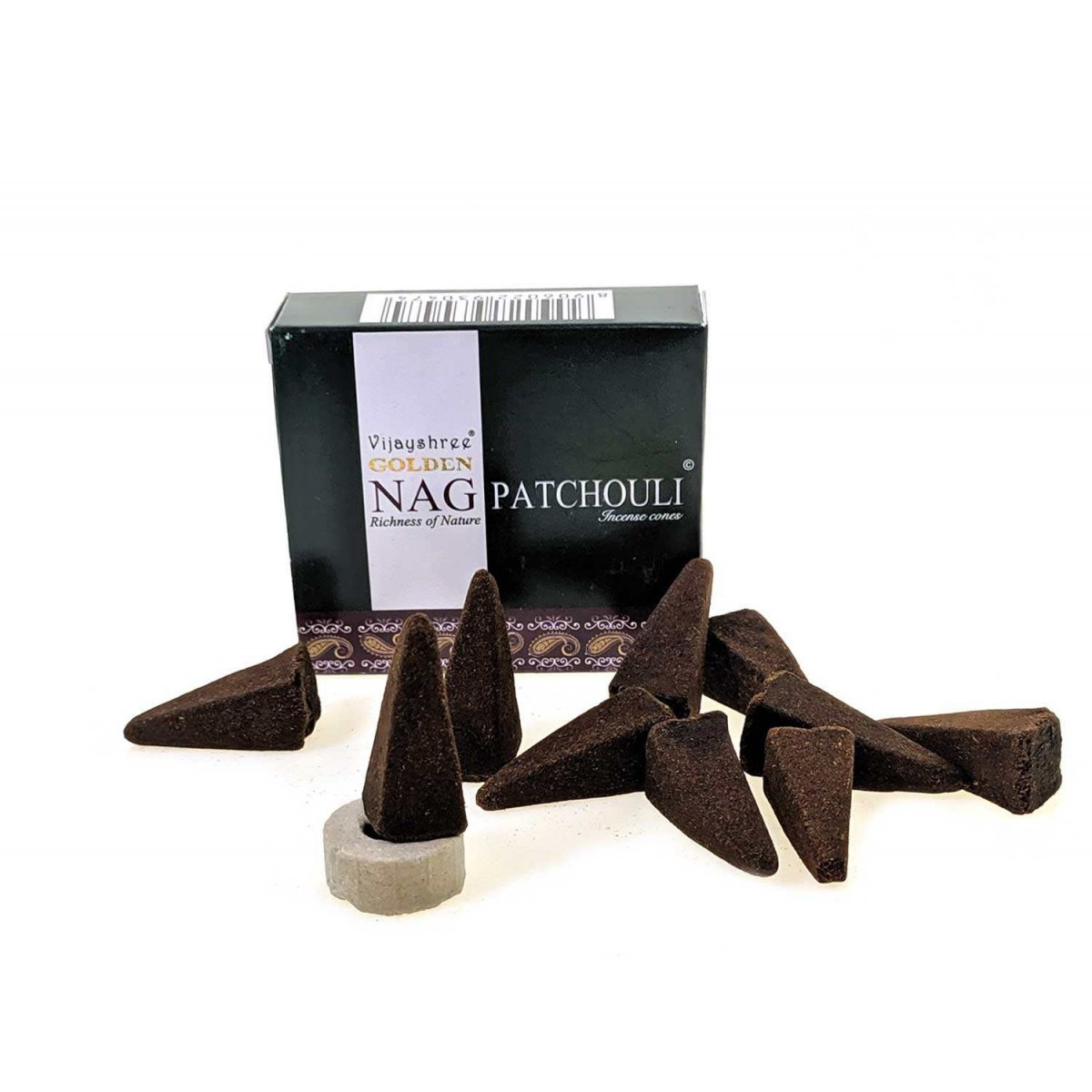 Golden Nag Patchouli (Золота Пачули) (Vijayshree) (10 конусів) конуси