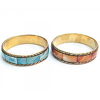 Браслет мідний з перламутром (MIX)