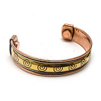 Браслет мідний з магнітами "Спіраль" (№2)