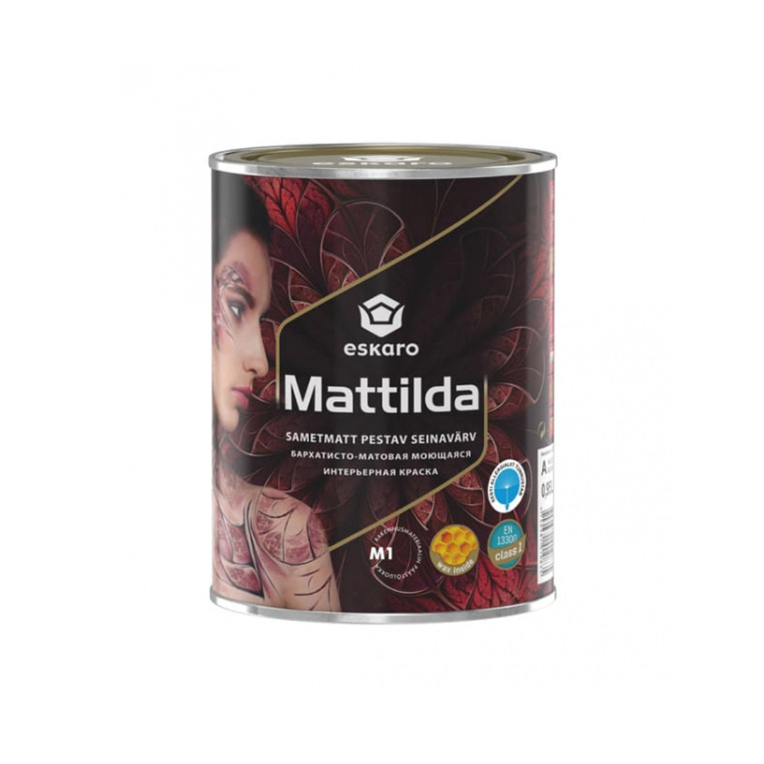 Фарба для стін та стелі Eskaro Mattilda шовковисто-матова 0.95л