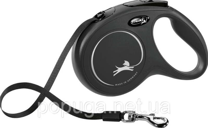 Рулетка Flexi New Classic стрічка, M 5м/до 25 кг
